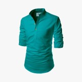 Men Solid Pure Cotton Straight Kurta For Men