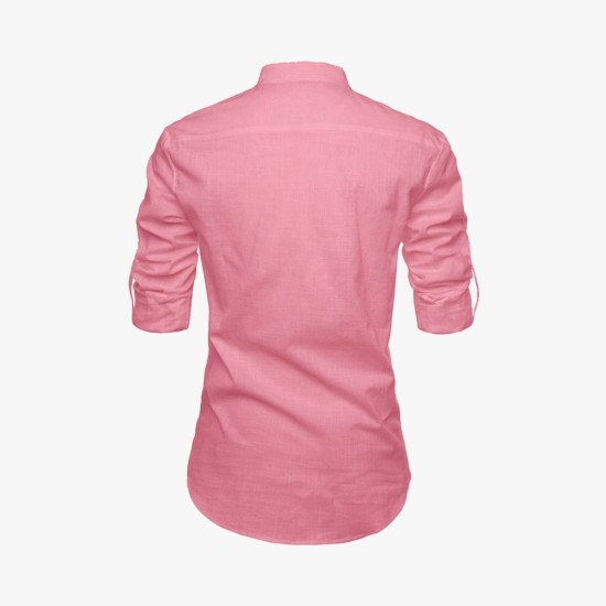 Men Solid Pure Cotton Straight Kurta For Men