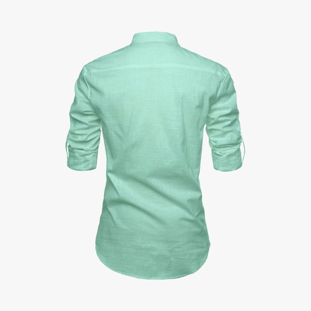 Men Solid Pure Cotton Straight Kurta For Men