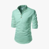 Men Solid Pure Cotton Straight Kurta For Men