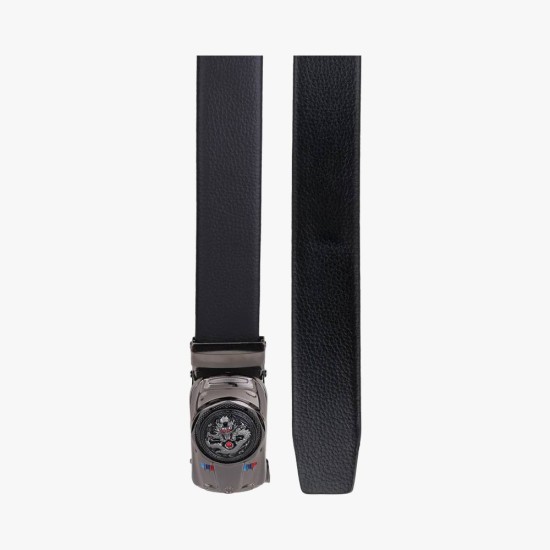 Just Style Men Black Artificial Leather Belt