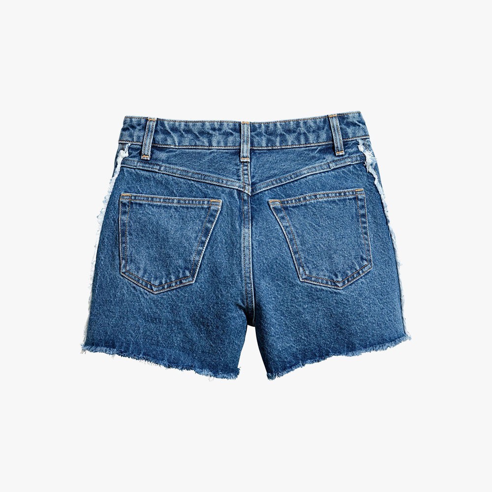 High Waist Straight Summer Jean Shorts Women