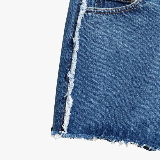 High Waist Straight Summer Jean Shorts Women