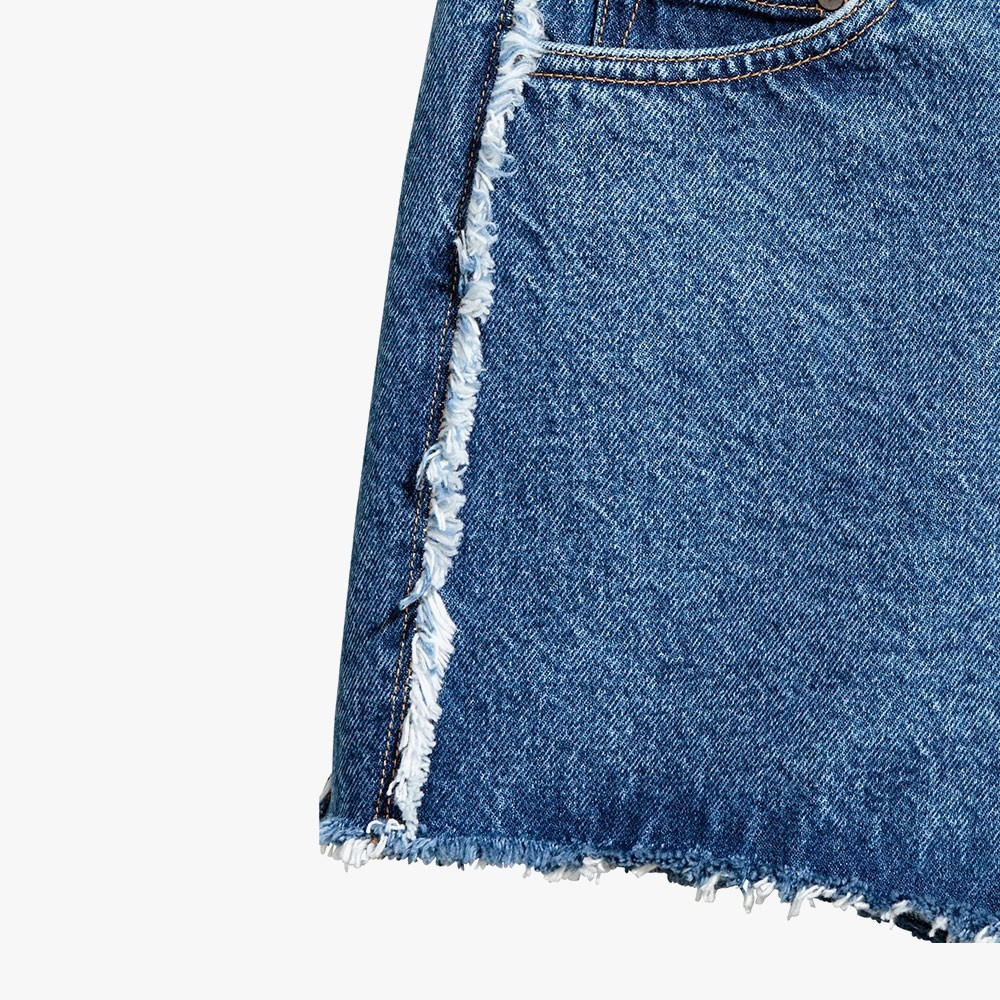 High Waist Straight Summer Jean Shorts Women