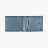 Faux Leather Casual Blue Wallet For Men