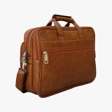 Loggin Synthetic Leather Laptop Executive Bag