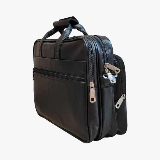 Loggin Synthetic Leather Laptop Executive Bag
