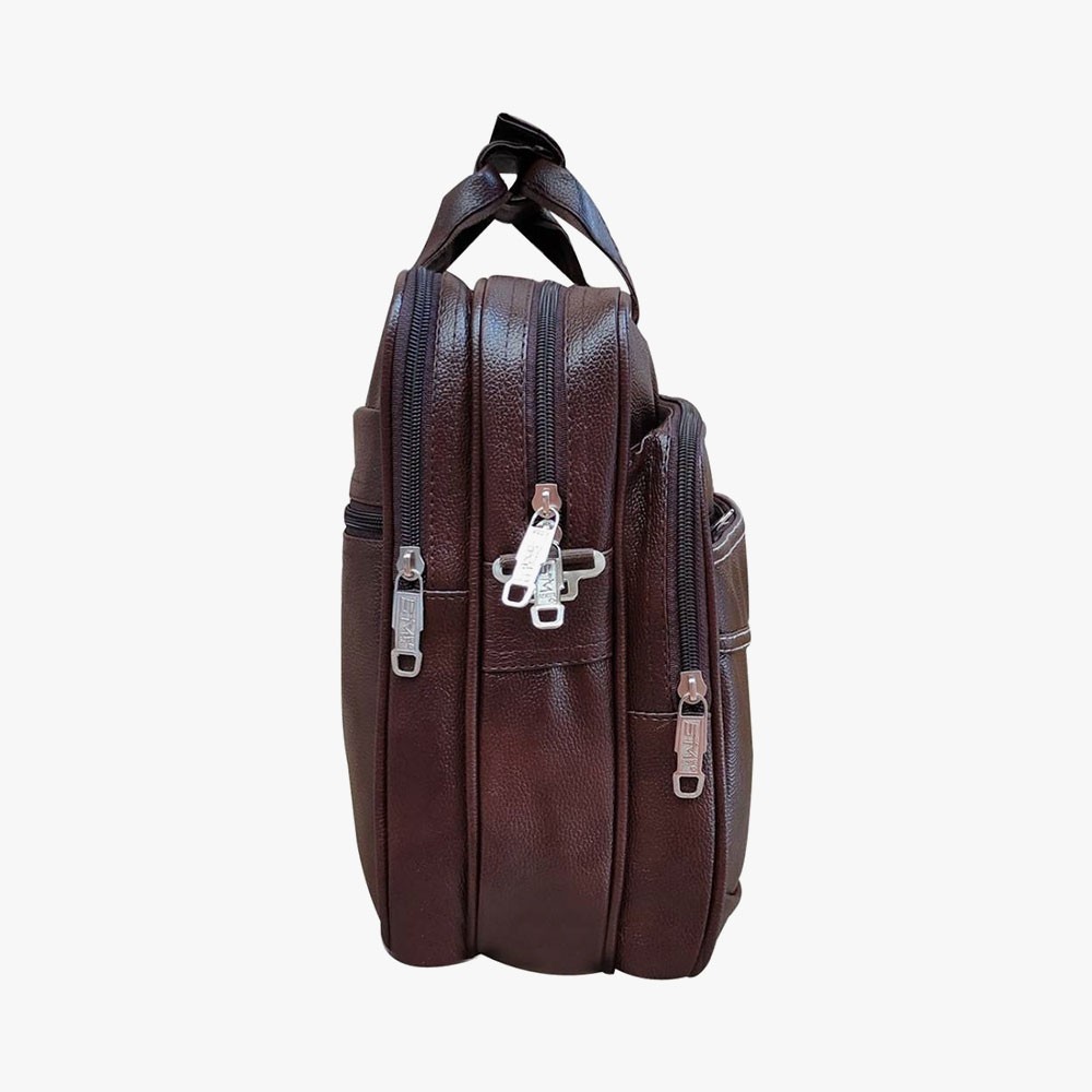 Loggin Synthetic Leather Laptop Executive Bag