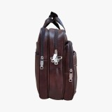 Loggin Synthetic Leather Laptop Executive Bag