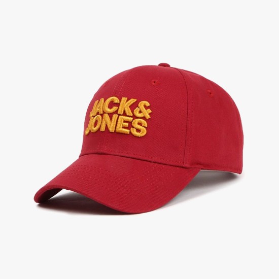 Jack & Jones Men Green & Yellow Embroidered Cap